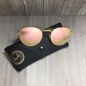 Ray Ban Round Metal Sunglasses RB3447/Pink